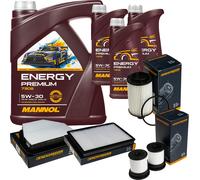 DENCKERMANN Controllo Set Energy Premium 5W-30 8L Per Opel Antara 2.2 CDTi