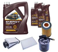 Denckermann Controllo Set Energy Premium 5W-30 9L Per Mercedes-Benz C-Class