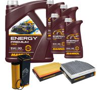DENCKERMANN Controllo Set Energy Premium 5W-30 9L Per Mercedes-Benz E-Klasse