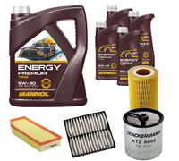 DENCKERMANN Controllo Set Energy Premium 5W-30 9L Per Mercedes M-Klasse ML