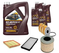 DENCKERMANN Controllo Set Energy Premium 5W-30 9L Per Opel Vivaro Kasten 2.0