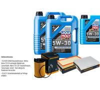 Denckermann Controllo Set Liqui Moly da Molto Tempo 5W-30 11L per Audi Q7 3.0