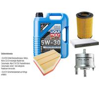 Denckermann Controllo Set Liqui Moly da Molto Tempo 5W-30 5L per Audi A1 2.0