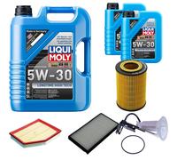 Denckermann Controllo Set Liqui Moly da Molto Tempo 5W-30 7L per Di BMW 5er 520i