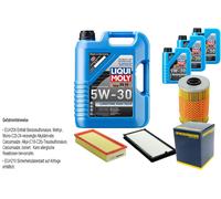 Denckermann Controllo Set Liqui Moly da Molto Tempo 5W-30 8L per BMW Serie
