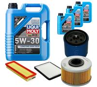 Denckermann Controllo Set Liqui Moly da Molto Tempo 5W-30 8L per Renault Mégane