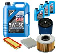 Denckermann Controllo Set Liqui Moly da Molto Tempo 5W-30 8L per Renault Scenic