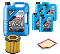 Denckermann Controllo Set Liqui Moly da Molto Tempo 5W-30 9L per BMW 5er