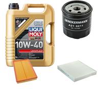 DENCKERMANN Controllo Set Liqui Moly Leichtlauf 10W-40 5L Per VW Fox 1.4
