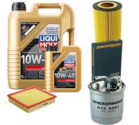 DENCKERMANN Controllo Set Liqui Moly Leichtlauf 10W-40 6L Per Audi A8 2.5 TDI