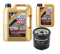 DENCKERMANN Controllo Set Liqui Moly Leichtlauf 10W-40 6L Per VW Fox 1.4