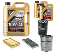 DENCKERMANN Controllo Set Liqui Moly Leichtlauf 10W-40 7L Per Audi 80 1.9 TDI