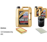 DENCKERMANN Controllo Set Liqui Moly Leichtlauf 10W-40 7L Per Audi A6 1.9 TDI