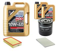 DENCKERMANN Controllo Set Liqui Moly Leichtlauf 10W-40 7L Per Audi A6 2.6 2.8