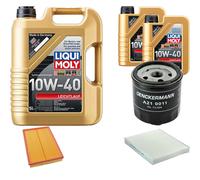 DENCKERMANN Controllo Set Liqui Moly Leichtlauf 10W-40 7L Per VW Fox 1.4