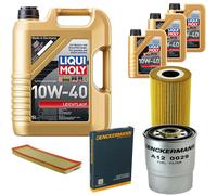 DENCKERMANN Controllo Set Liqui Moly Leichtlauf 10W-40 8L Per BMW 3 Serie 325td