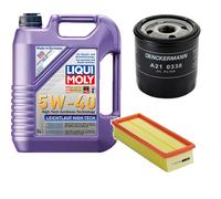 DENCKERMANN Controllo Set Liqui Moly Leichtlauf High Tech 5W-40 5L Per MG ZR