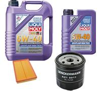 DENCKERMANN Controllo Set Liqui Moly Leichtlauf High Tech 5W-40 6L Per VW Fox