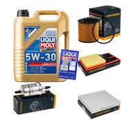 DENCKERMANN Controllo Set Liqui Moly Longlife 5W-30 5L Per Skoda Roomster 1.6