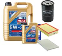DENCKERMANN Controllo Set Liqui Moly LONGLIFE 5W-30 6L Per Audi A6 2.6 2.3