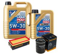 DENCKERMANN Controllo Set Liqui Moly Longlife 5W-30 6L Per Lancia Y 1.2 16V