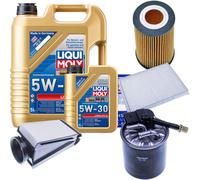 DENCKERMANN Controllo Set Liqui Moly LONGLIFE 5W-30 6L Per Mercedes C-Klasse