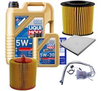 DENCKERMANN Controllo Set Liqui Moly Longlife 5W-30 6L Per Mercedes E-Klasse
