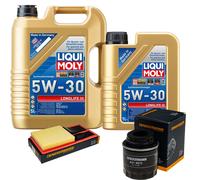DENCKERMANN Controllo Set Liqui Moly Longlife 5W-30 6L Per Skoda Roomster 1.6