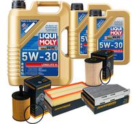 DENCKERMANN Controllo Set Liqui Moly Longlife 5W-30 7L Per VW Golf VI 2.0 TDI