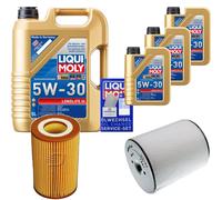 DENCKERMANN Controllo Set Liqui Moly Longlife 5W-30 8L Per Audi A8 3.0 TFSI