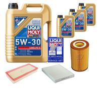 Denckermann Controllo Set Liqui Moly Longlife 5W-30 8L per Audi Q7 3.0