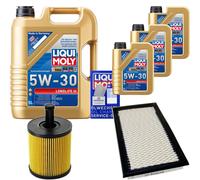 Denckermann Controllo Set Liqui Moly Longlife 5W-30 8L per Dodge Caliber
