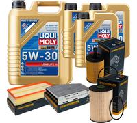 DENCKERMANN Controllo Set Liqui Moly Longlife 5W-30 8L Per VW Golf VI 2.0 TDI