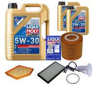 DENCKERMANN Controllo Set Liqui Moly Longlife III 5W-30 7L Per BMW 5 Serie 520i