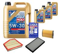 Denckermann Controllo Set Liqui Moly Longlife III 5W-30 8L per BMW 5er 520d