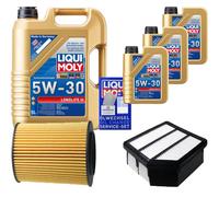 DENCKERMANN Controllo Set Liqui Moly LONGLIFE III 5W-30 8L Per Hyundai IX55