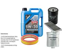 DENCKERMANN Controllo Set Liqui Moly Longtime 5W-30 5L Per Audi 80 2.0