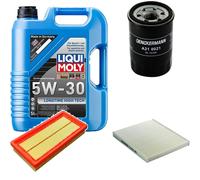DENCKERMANN Controllo Set Liqui Moly Longtime 5W-30 5L Per Fiat Panda 1.4