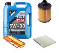 DENCKERMANN Controllo Set Liqui Moly Longtime 5W-30 5L Per Ford KA 1.3 TDCi
