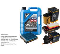 DENCKERMANN Controllo Set Liqui Moly Longtime 5W-30 5L Per Mazda 2 1.4 CD