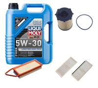 DENCKERMANN Controllo Set Liqui Moly Longtime 5W-30 5L Per Mazda 2 1.4 MZR-CD