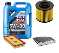DENCKERMANN Controllo Set Liqui Moly Longtime 5W-30 5L Per VW Golf V 1.6 FSI