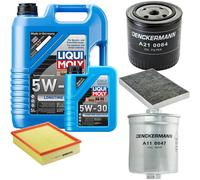 DENCKERMANN Controllo Set Liqui Moly Longtime 5W-30 6L Per Audi A6 2.4 2.8