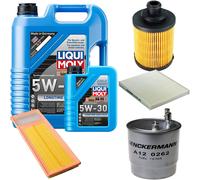 DENCKERMANN Controllo Set Liqui Moly Longtime 5W-30 6L Per Ford KA 1.3 TDCi