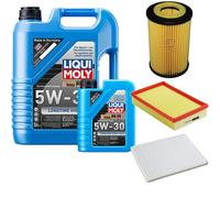 DENCKERMANN Controllo Set Liqui Moly Longtime 5W-30 6L Per Opel Agila (A) 1.0