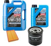 DENCKERMANN Controllo Set Liqui Moly Longtime 5W-30 6L Per VW Fox 1.4