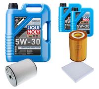 DENCKERMANN Controllo Set Liqui Moly Longtime 5W-30 7L Per Audi A8 3.0 TFSI