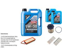 DENCKERMANN Controllo Set Liqui Moly Longtime 5W-30 7L Per Mazda 2 1.4 MZR-CD