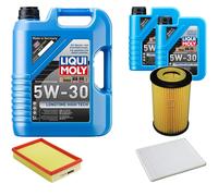 DENCKERMANN Controllo Set Liqui Moly Longtime 5W-30 7L Per Opel Agila (A) 1.0