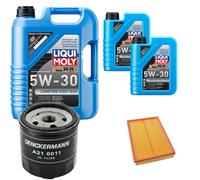 DENCKERMANN Controllo Set Liqui Moly Longtime 5W-30 7L Per VW Fox 1.4